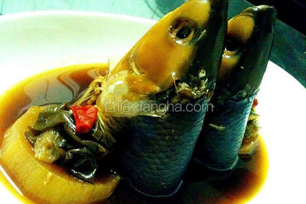 豆鼓卤虱目鱼头