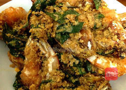 咸蛋麦片虾的做法图解12