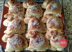 羊咩咩面包的做法图解32