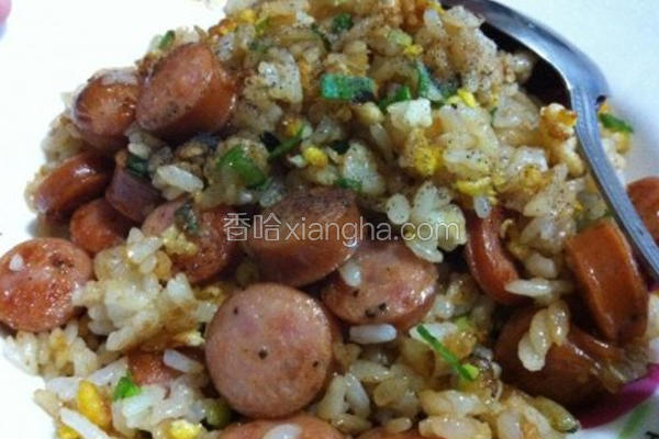 Q肉丁炒饭