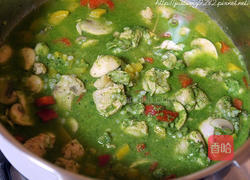 蘑菇里脊青酱炖饭的做法图解4