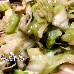 豆干炒椰菜的做法[图]