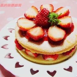 草莓炼奶小蛋糕的做法[图]