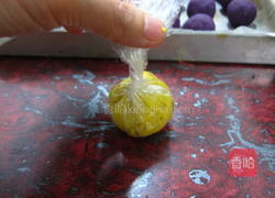 茶巾地瓜栗子烧的做法图解11