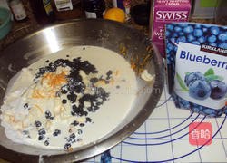 橙皮蓝莓小松饼的做法图解2