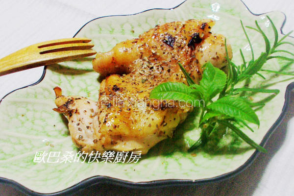 香草鸡腿排