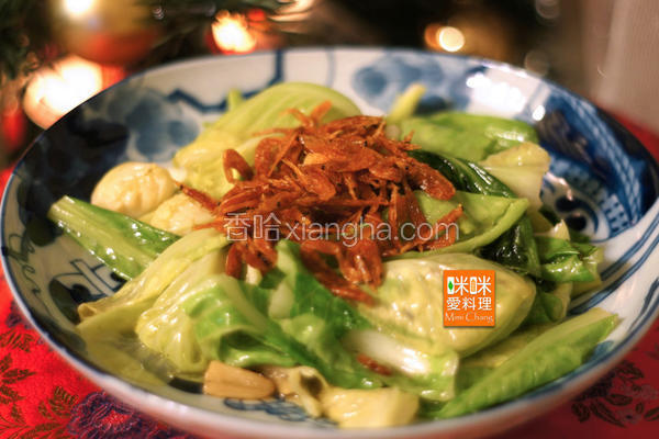 樱花虾炒高丽菜婴