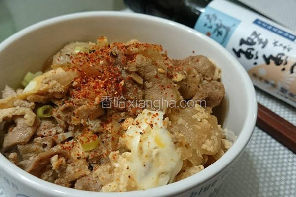 风猪肉丼
