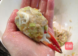 百花酿蟹钳的做法图解5