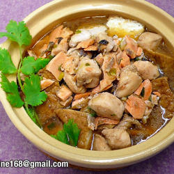 咸鲑鸡粒油豆腐煲的做法[图]