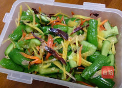 鲜彩凉拌小黄瓜的做法图解4