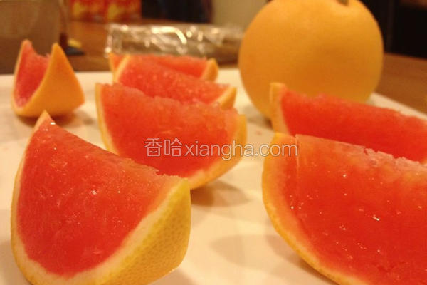 葡萄柚果冻