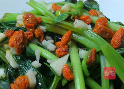 明目地瓜叶的做法图解1