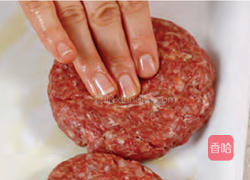 罗勒酱汁汉堡排的做法图解5