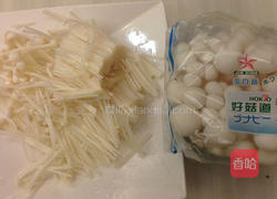 烩炒双菇的做法图解1