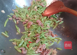 榨菜肉丝四季豆的做法图解4