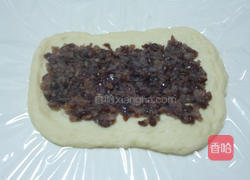 红豆甜心面包的做法图解4