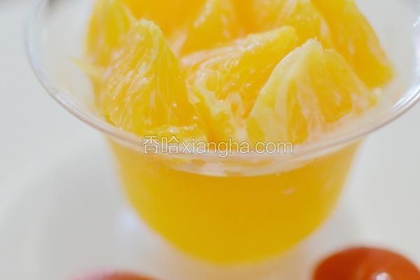 柳橙蜂蜜冻