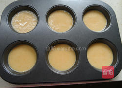 南瓜杯子蛋糕的做法图解4
