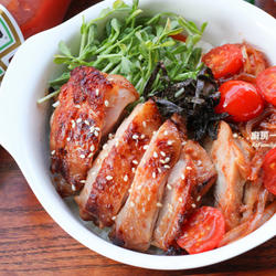 番茄柚香鸡腿盖饭的做法[图]
