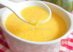 椰香南瓜西米露的做法图解7