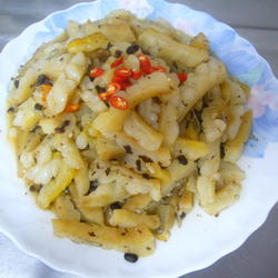 豆鼓炒苦瓜的做法[图]