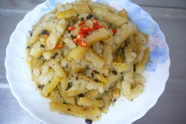 豆鼓炒苦瓜