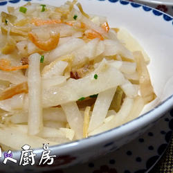 瑶柱虾米炒萝卜的做法[图]
