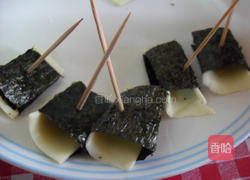 海苔黑金砖的做法图解4