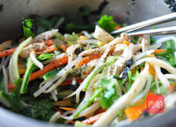 海苔蕈丝的做法图解5