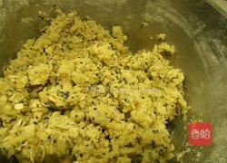 芝麻麦片硬饼干的做法图解3