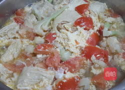 番茄豆包蔬菜汤的做法图解4