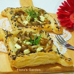 海鲜菇奶酪咸酥派的做法[图]