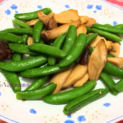 甜豆素炒杏苞菇的做法[图]