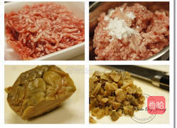 榨菜肉末拌面的做法图解1