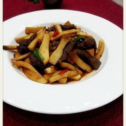 葱爆牛肉杏鲍菇的做法[图]