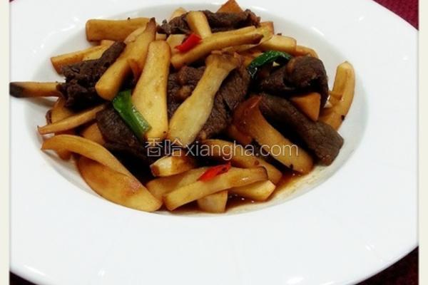 葱爆牛肉杏鲍菇