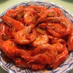 枸杞麻油虾的做法[图]
