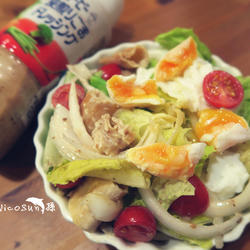 胡麻蛋奶素沙拉的做法[图]