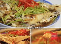清蒸豆瓣剥皮鱼的做法图解5