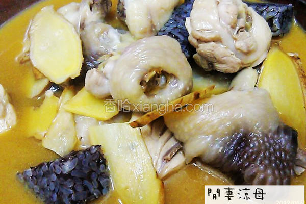 米血麻油鸡汤