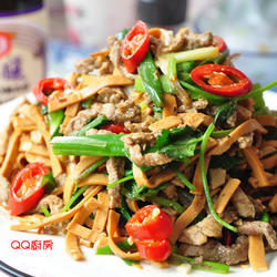 辣炒牛肉干丝的做法[图]