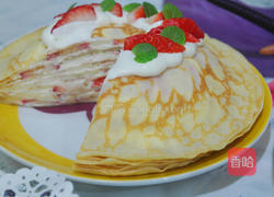 草莓法式千层薄饼的做法图解2