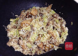 麻油芋香高丽菜饭的做法图解4