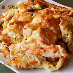 隔夜饭蔬菜煎饼的做法[图]