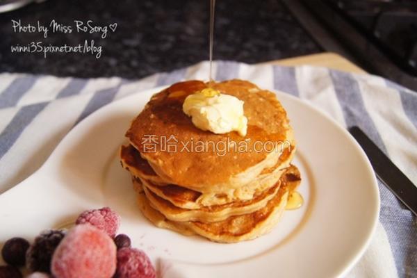香蕉燕麦酸奶松饼