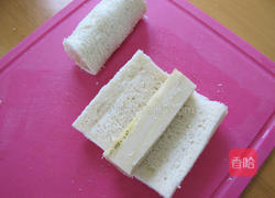 法式香蕉土司卷的做法图解4