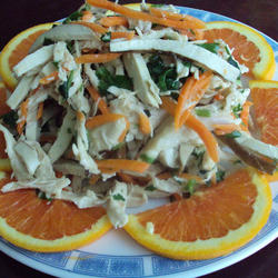凉拌豆干鸡丝的做法[图]