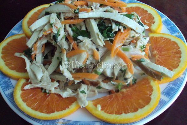 凉拌豆干鸡丝