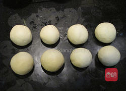 香葱肉松面包的做法图解3